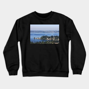 Floating Bridge 2, Lake Washington, Seattle. Crewneck Sweatshirt